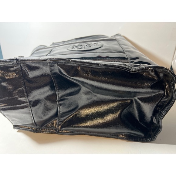 Tory Burch Black Patent Leather Tote - Picture 8 of 12